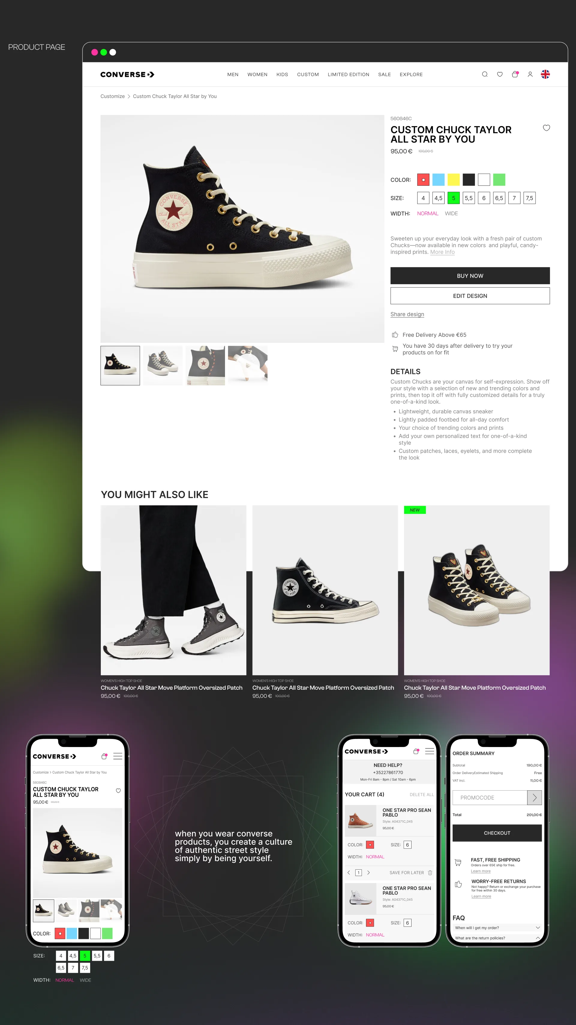 Редизайн интернет-магазина Converse — изображение 6